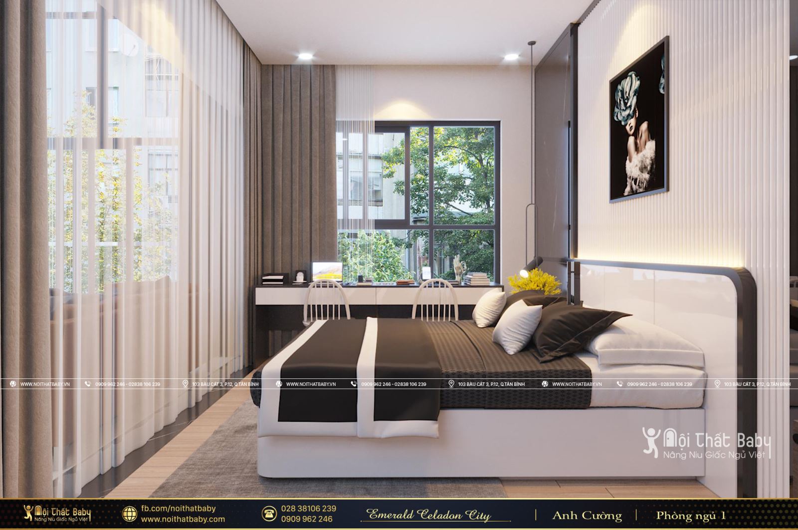 Tổng hợp các mẫu thiết kế nội thất Chung cư Emerald Celadon City